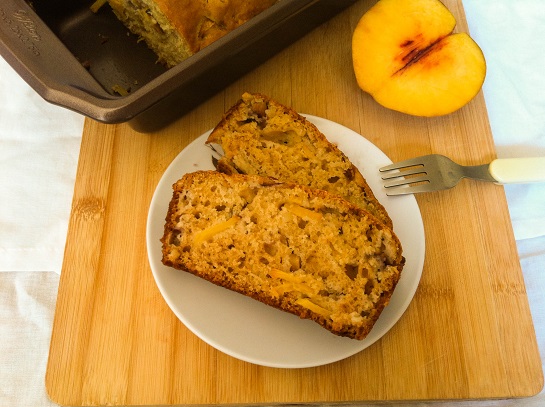 Peach Almond Bread | Cooking with a Wallflower