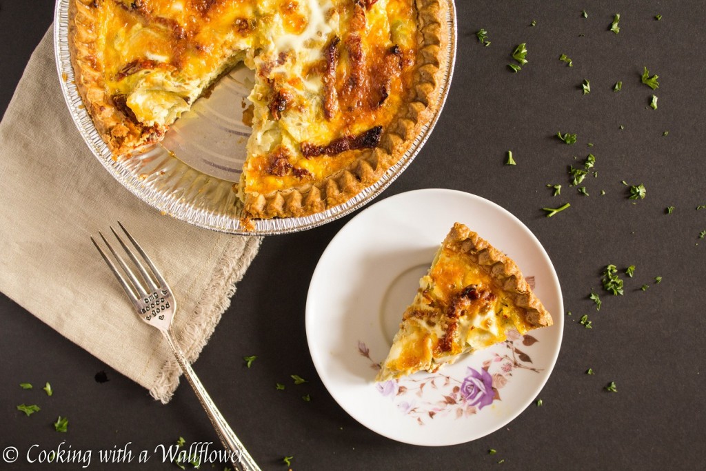 Artichoke and Sun-Dried Tomato Quiche | Cooking with a Wallflower