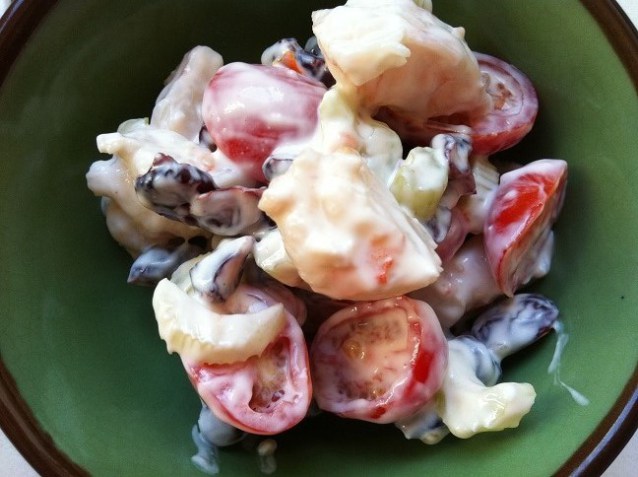 Shrimp, Cranberry, and Walnut Salad