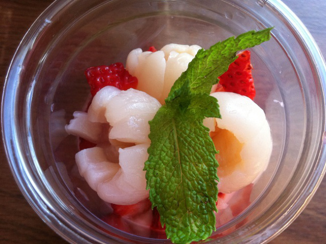 Strawberry Lychee Yogurt Parfait