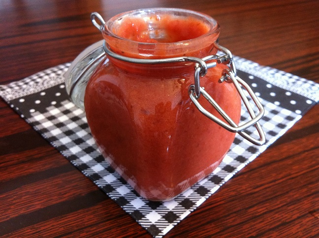 Roasted Strawberry Peach Jam