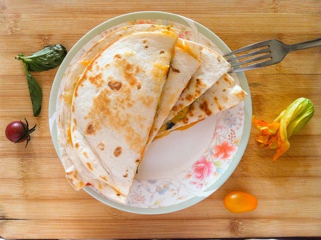 Squash Blossom Quesadillas | Cooking with a Wallflower