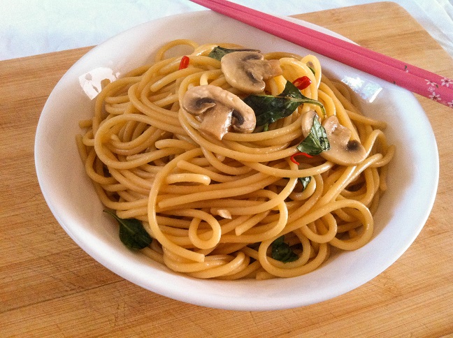 Basil Garlic Noodle