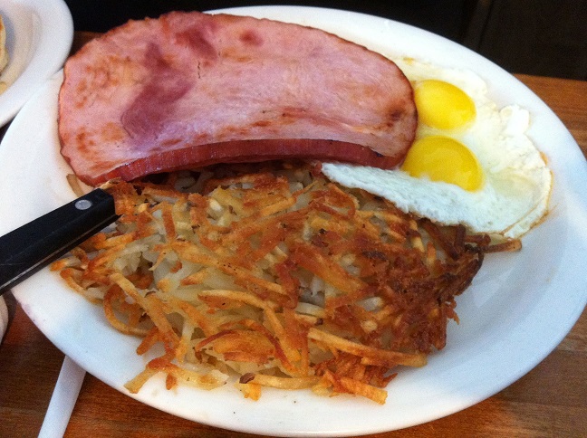 Ham, Eggs, and Hash Browns
