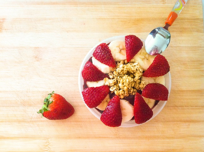 Strawberry Banana Acai Bowl