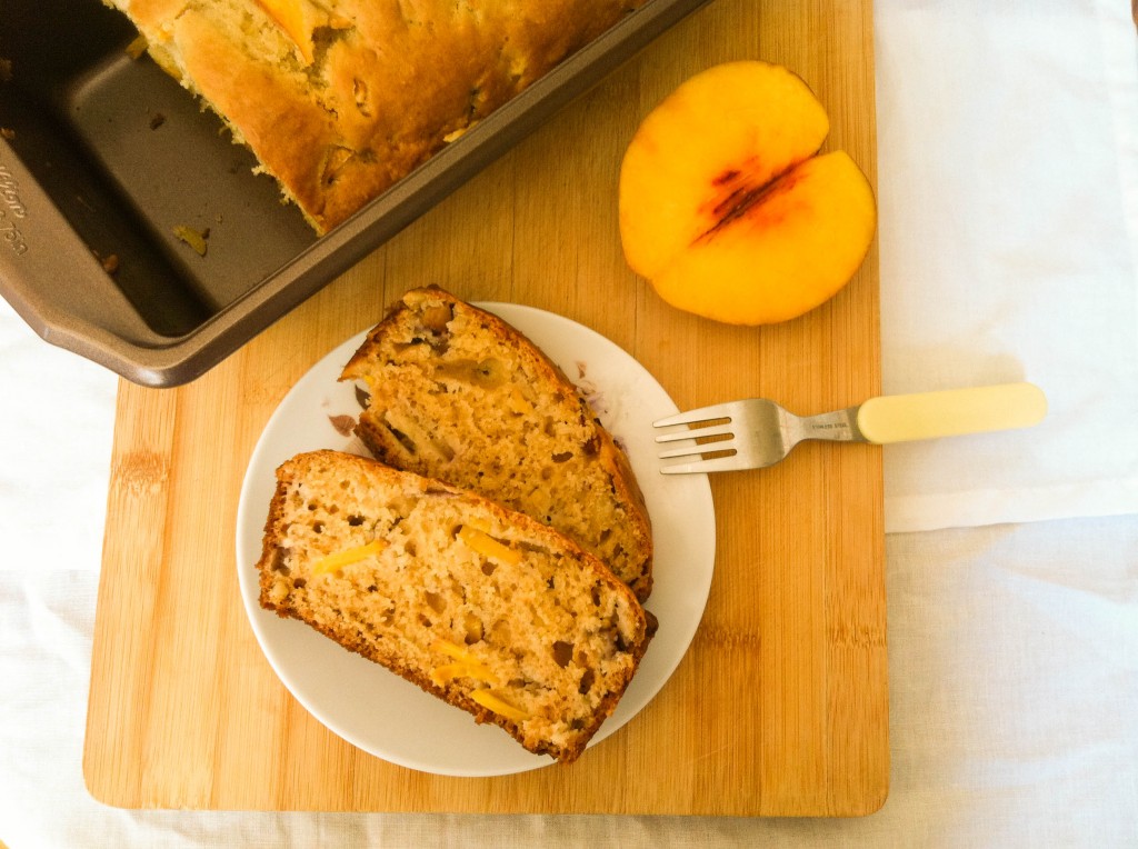 Peach Almond Bread | Cooking with a Wallflower