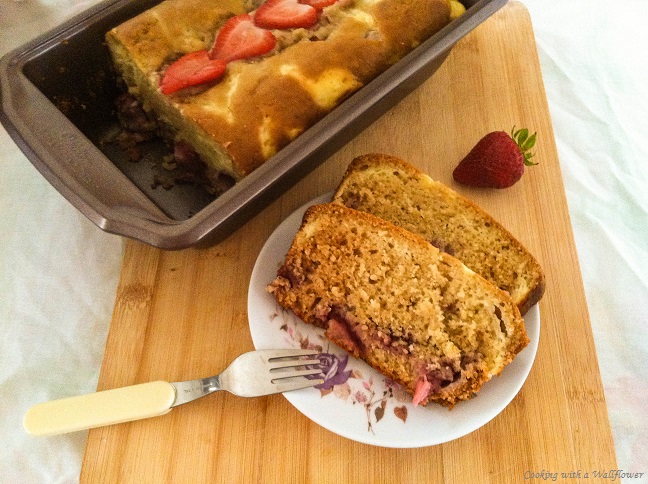 Strawberry Cream Cheese Bread | Cooking with a Wallflower