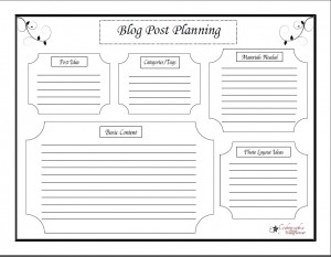 Blog Post Planning Image