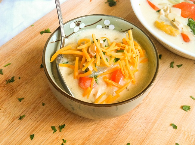 Creamy Chicken and Pumpkin Gnocchi Soup