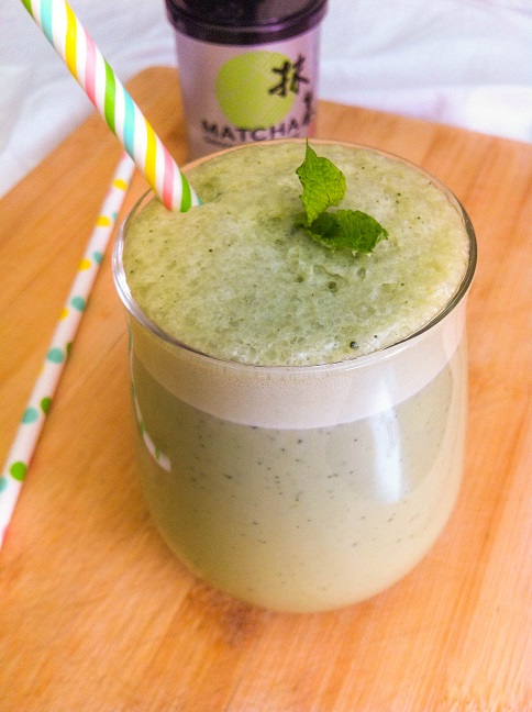 Green Tea Coconut Milkshake