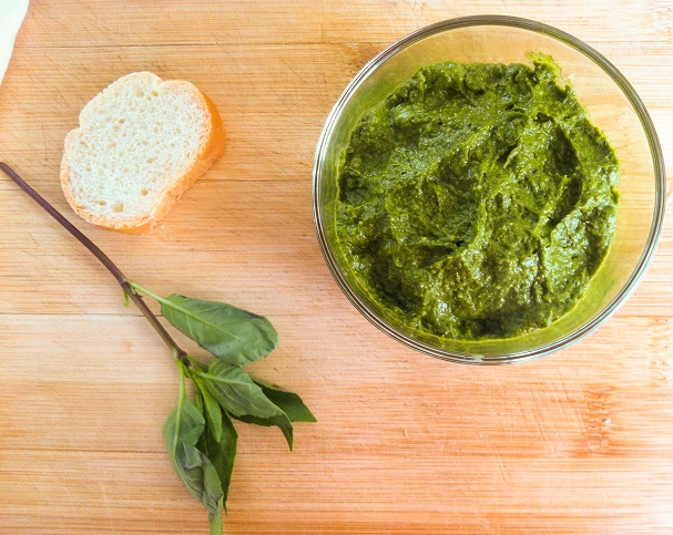 Fresh Basil Pesto | Cooking with a Wallflower