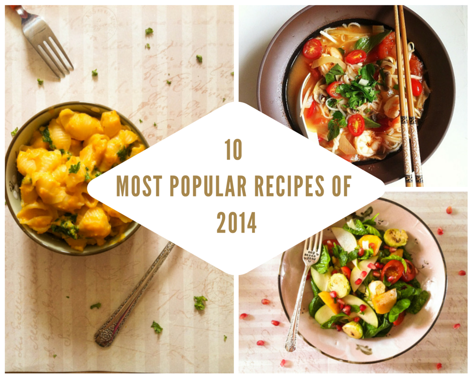 10 most popular recipes of 2014