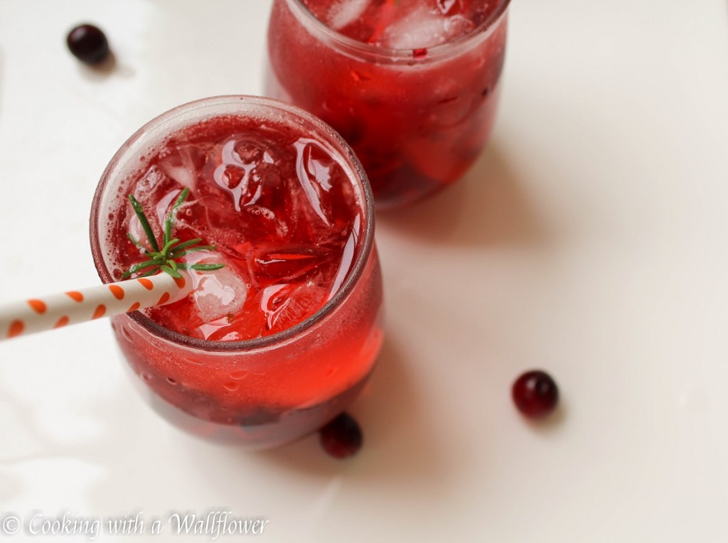 Cranberry Ginger Ale Soda | Cooking with a Wallflower