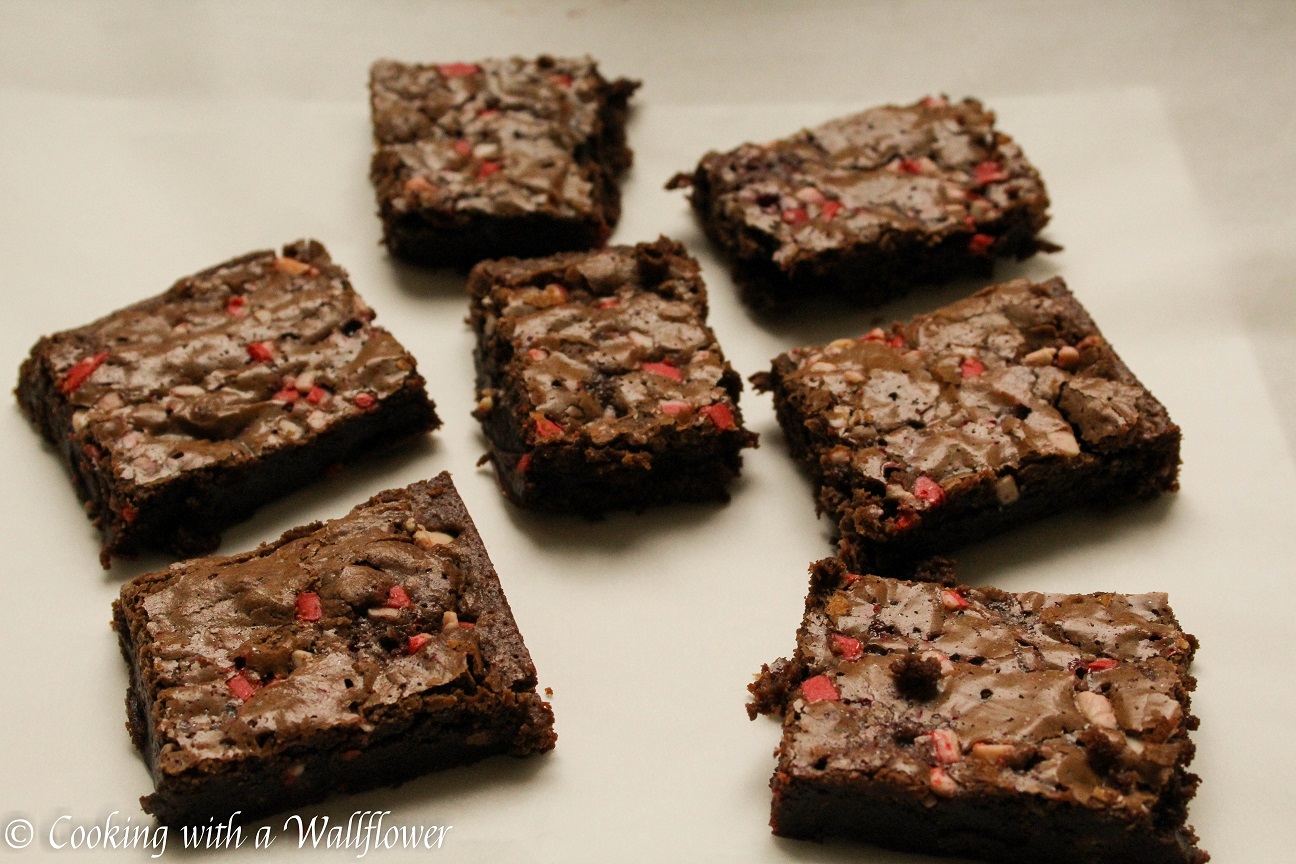 peppermint brownies with peanut butter