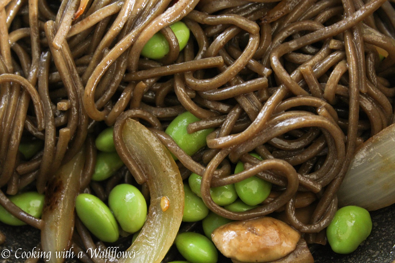 Edamame Soba Noodle Salad - Cooking with a Wallflower