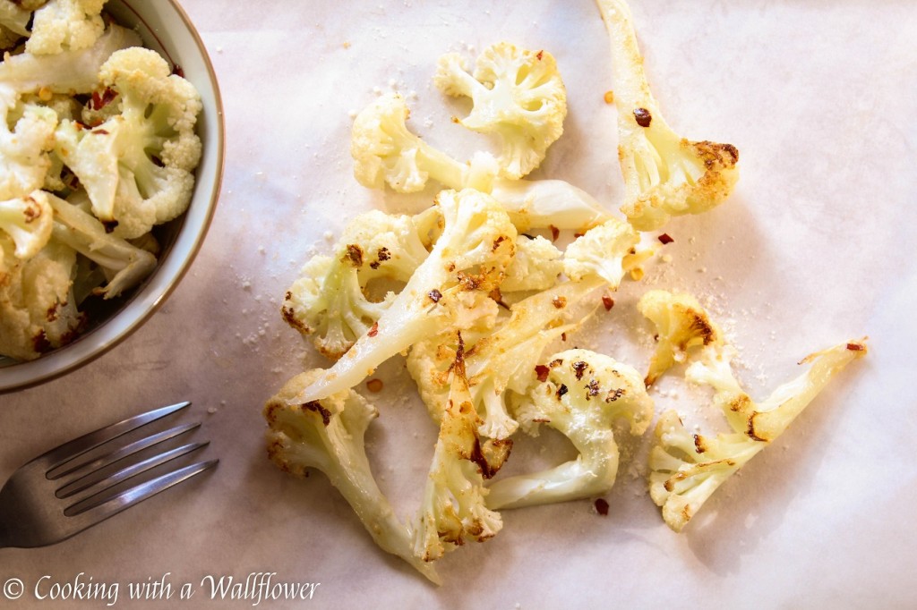 Roasted Garlic Parmesan Cauliflower | Cooking with a Wallflower