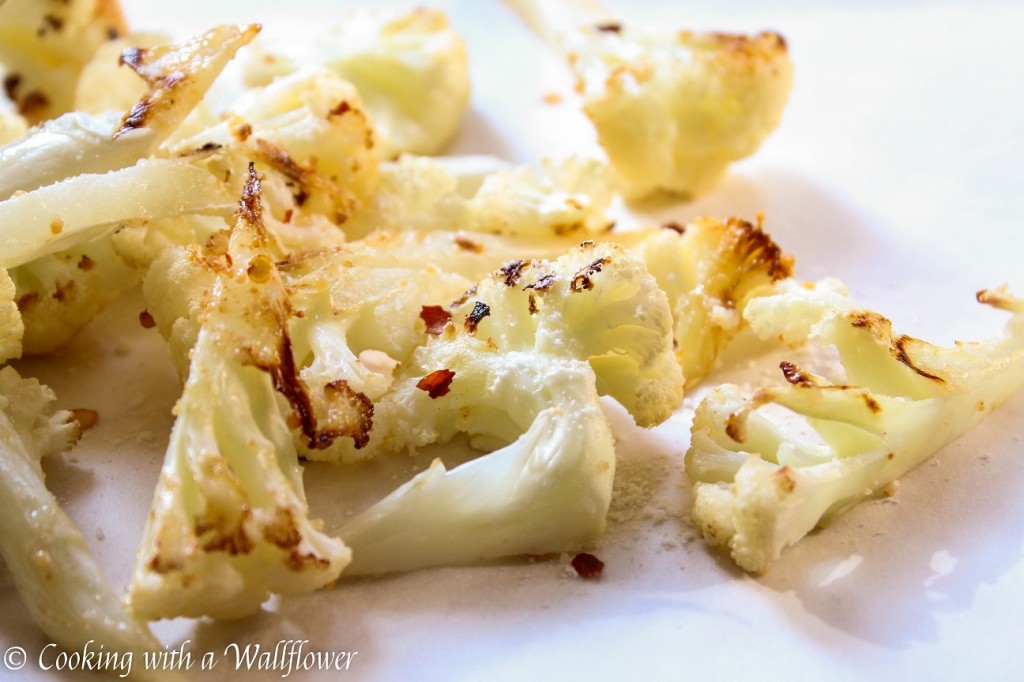 If you’re looking for a vegan version of my roasted cauliflower, you can try this Roasted Garlic Cauliflower with Lemon Pepper.