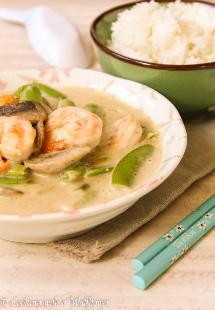 Shrimp Thai Green Curry | Cooking with a Wallflower
