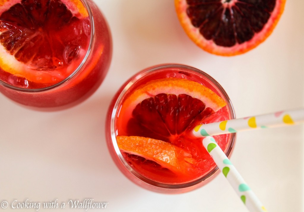 Blood Orange Lemonade | Cooking with a Wallflower