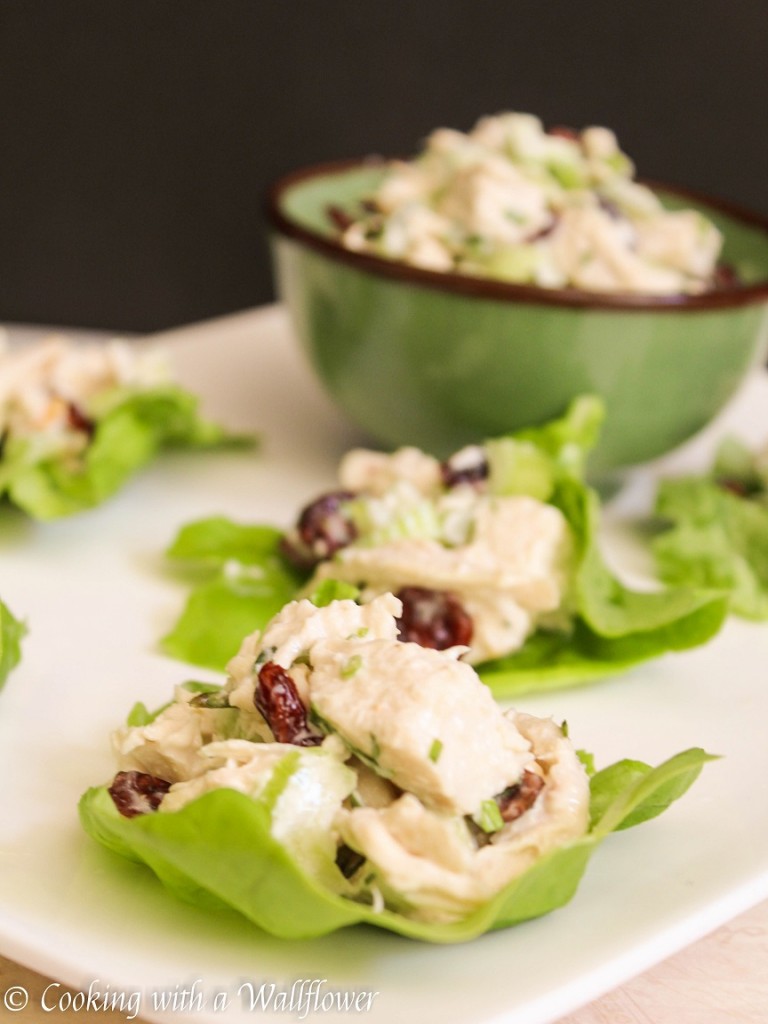 Chicken Tarragon Lettuce Wraps | Cooking with a Wallflower