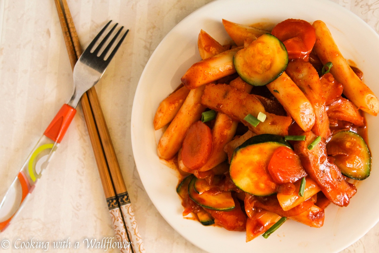 Easy Tteokbokki - Spicy Korean Rice Cakes - Drive Me Hungry