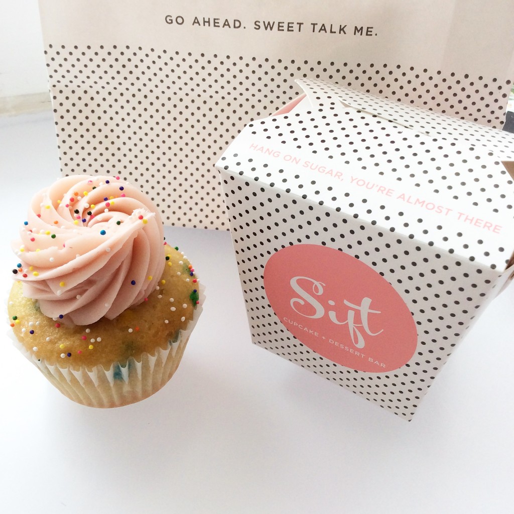 Sprinkle Me Pink Cupcake from Sift Dessert Bar