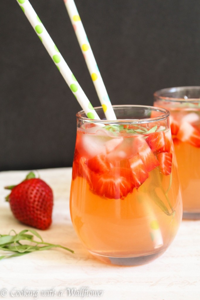 Strawberry Tarragon Lemonade | Cooking with a Wallflower