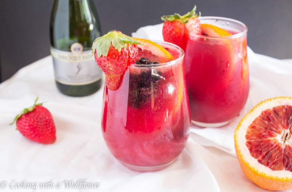 Blood Orange Mimosa | Cooking with a Wallflower