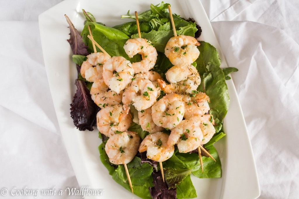 Parmesan Ranch Shrimp Kebabs | Cooking with a Wallflower
