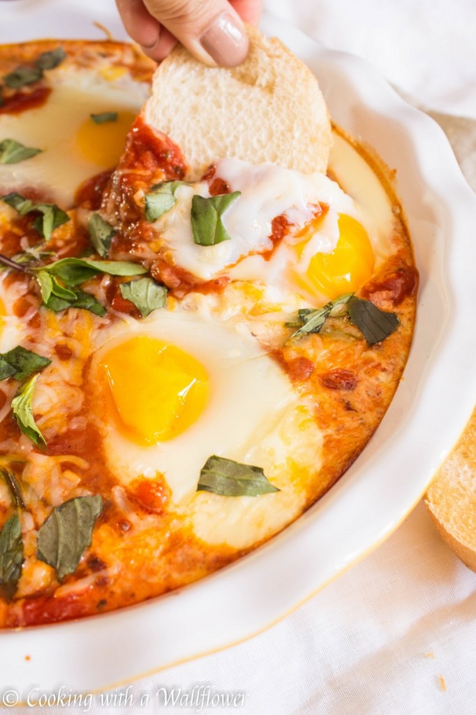 Shakshuka with Fresh Herbs | Cooking with a Wallflower