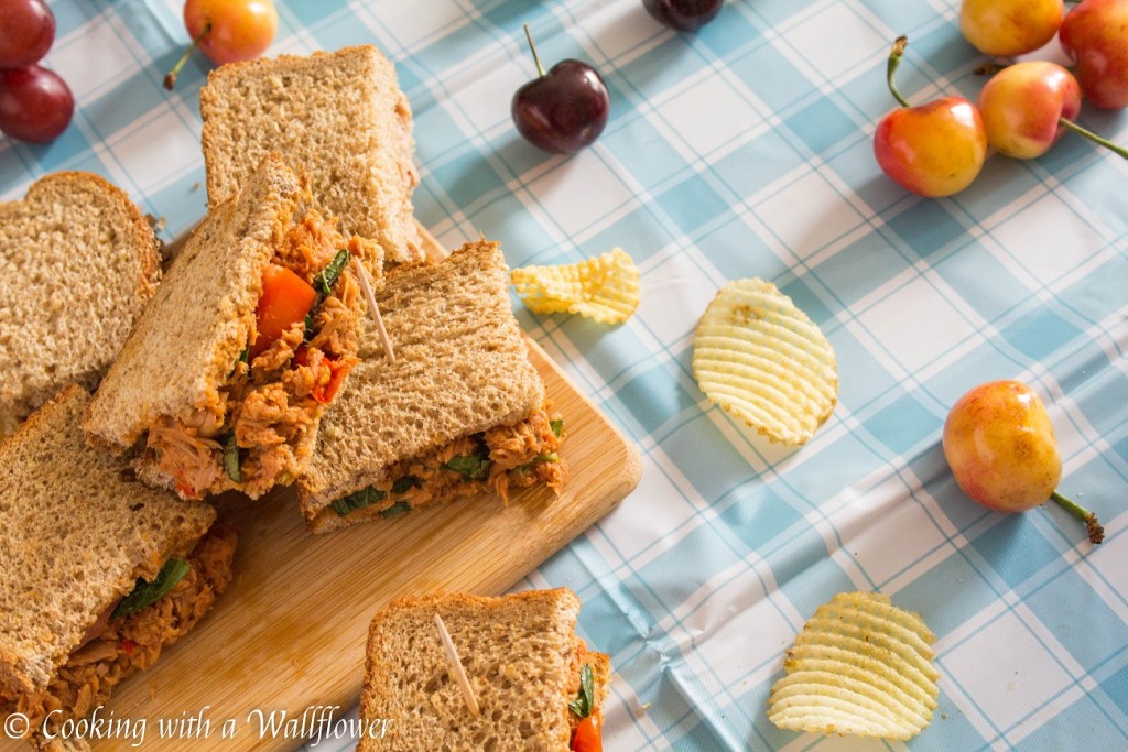 Tuna Festive Tea Sandwiches | Cooking with a Wallflower