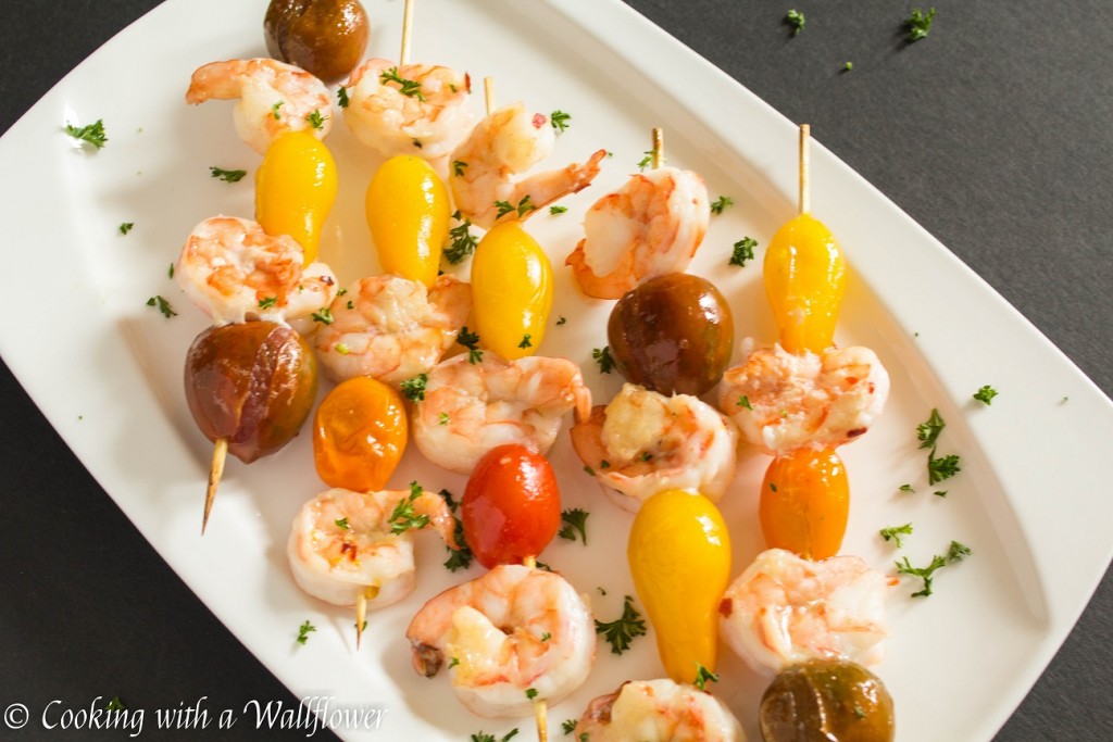 Peach Glazed Shrimp Skewers | Cooking with a Wallflower