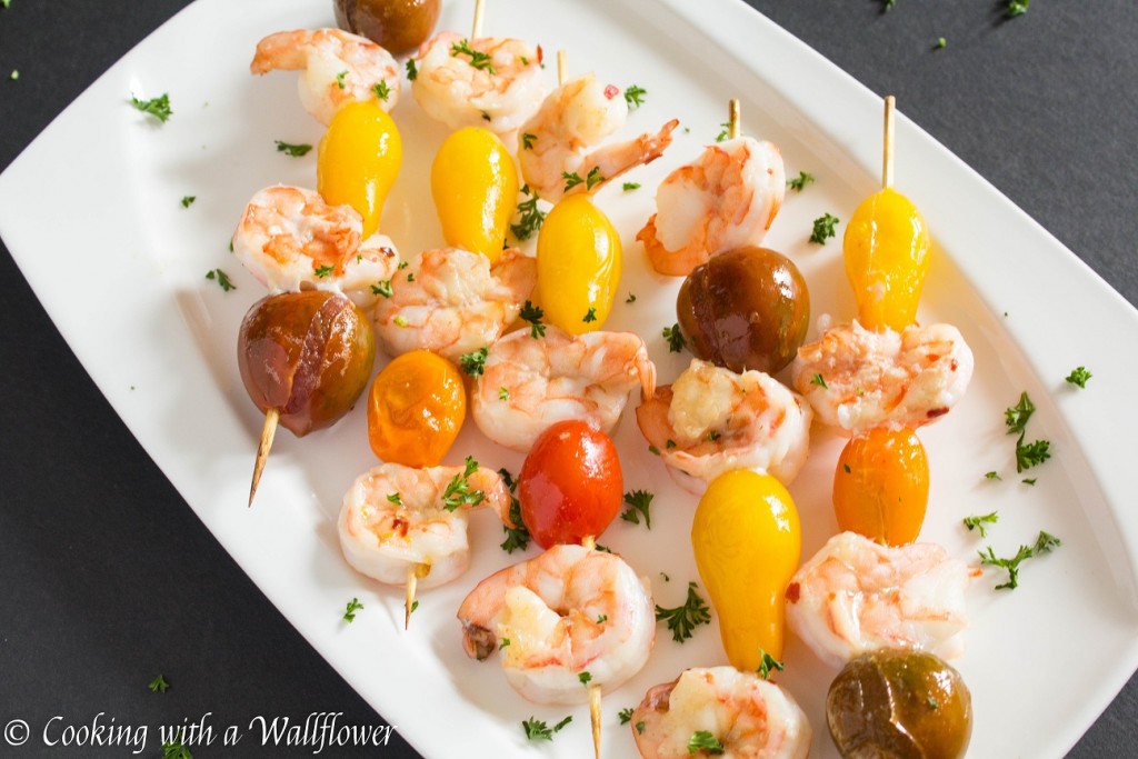 Peach Glazed Shrimp Skewers | Cooking with a Wallflower