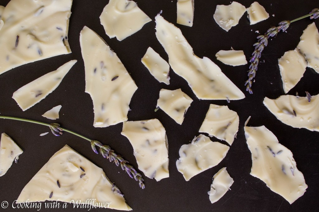 Lavender White Chocolate Bark | Cooking with a Wallflower