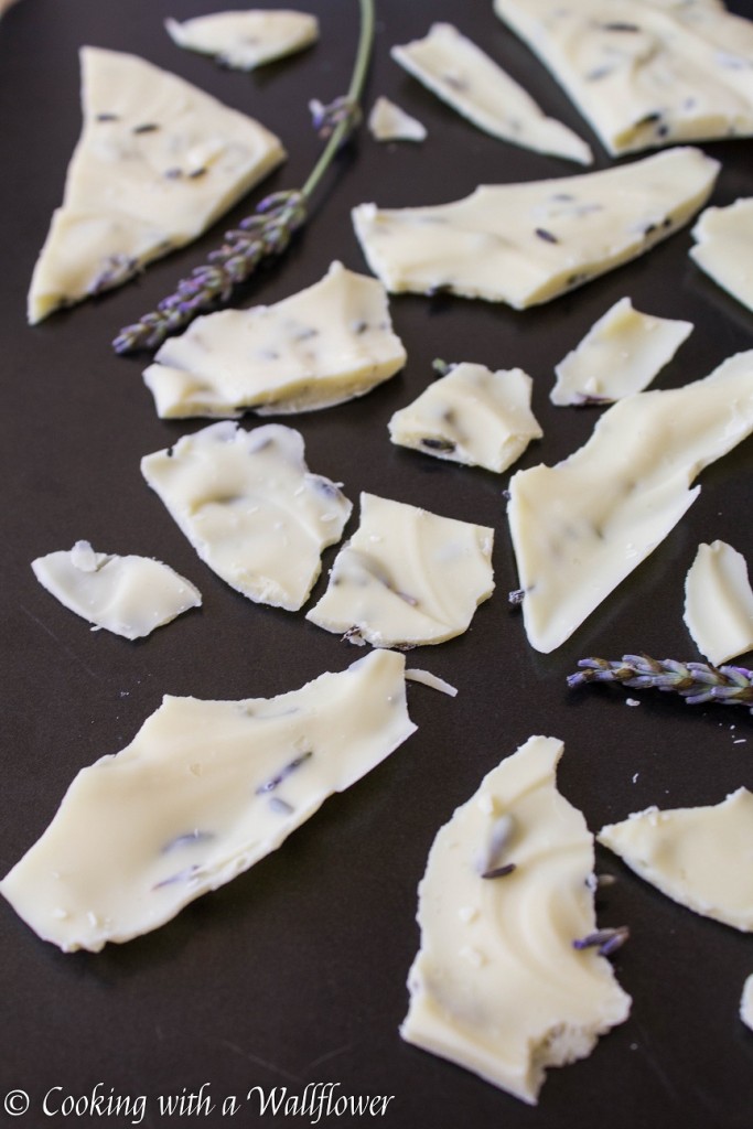 Lavender White Chocolate Bark | Cooking with a Wallflower