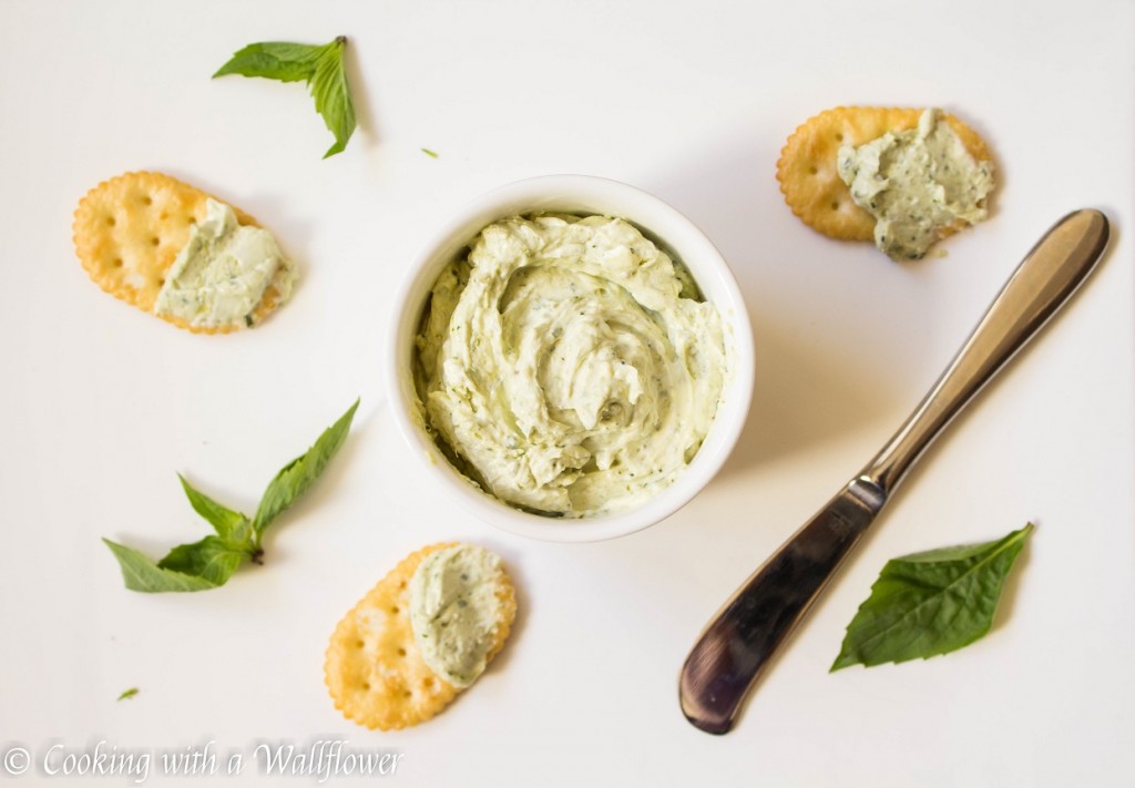Creamy Basil Pesto Dip | Cooking with a Wallflower