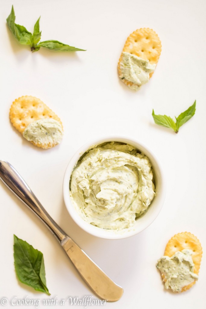 Creamy Basil Pesto Dip | Cooking with a Wallflower