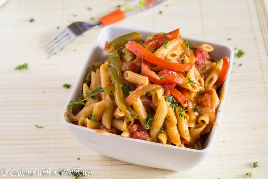 Vegetable Fajita Pasta Vegetable Fajita Pasta | Cooking with a Wallflower
