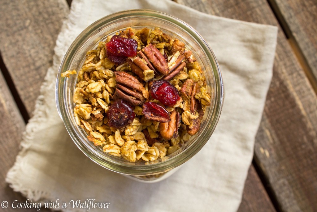 Pumpkin Pecan Maple Granola | Cooking with a Wallflower