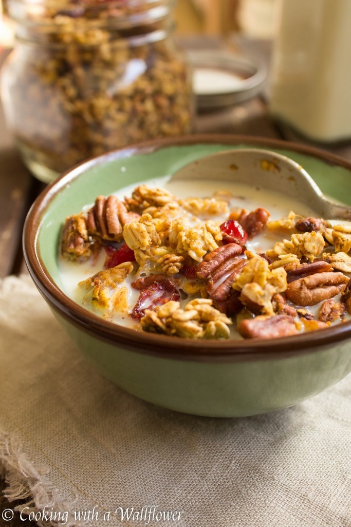 Pumpkin Pecan Maple Granola | Cooking with a Wallflower