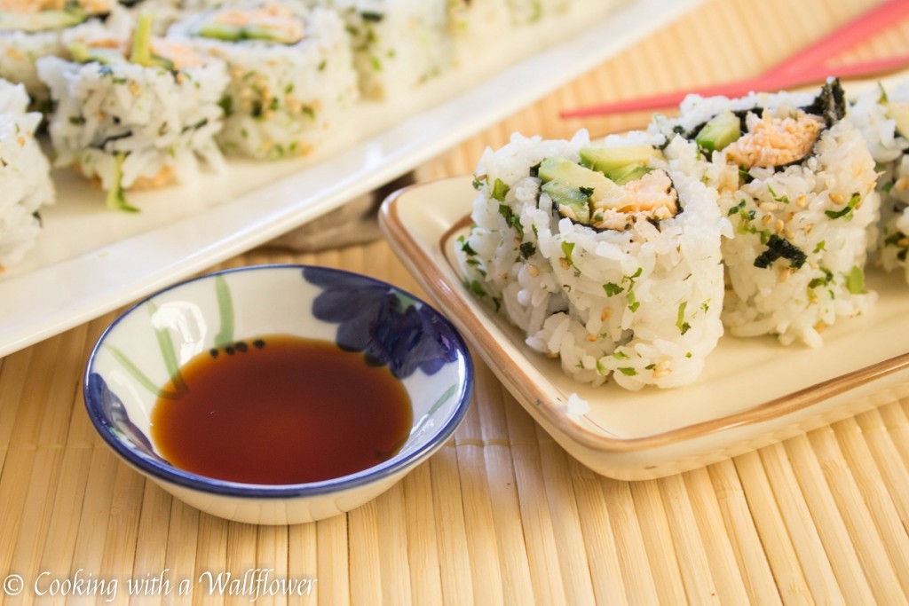 Spicy Chicken Sushi Roll | Cooking with a Wallflower
