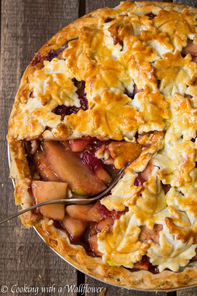 Apple Cranberry Pie | Cooking with a Wallflower