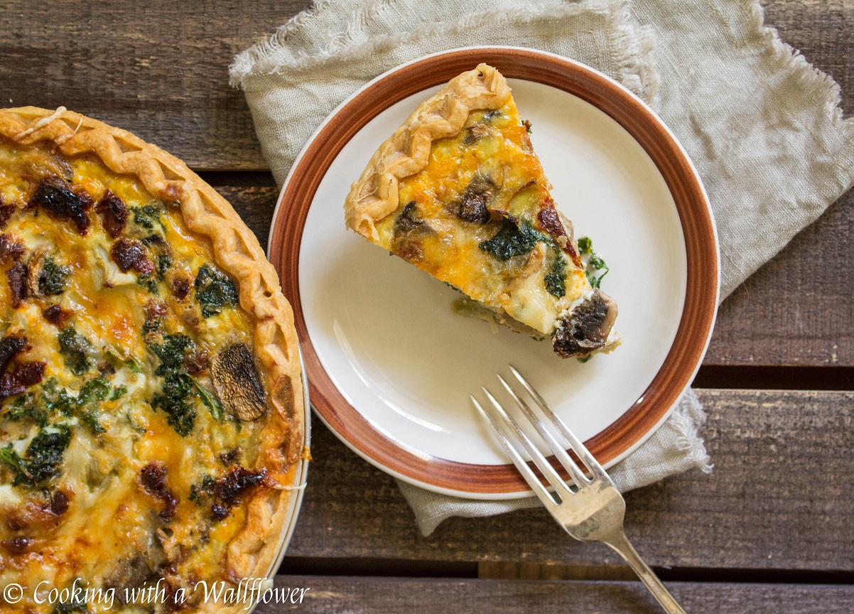 Autumn Harvest Quiche Cooking with a Wallflower