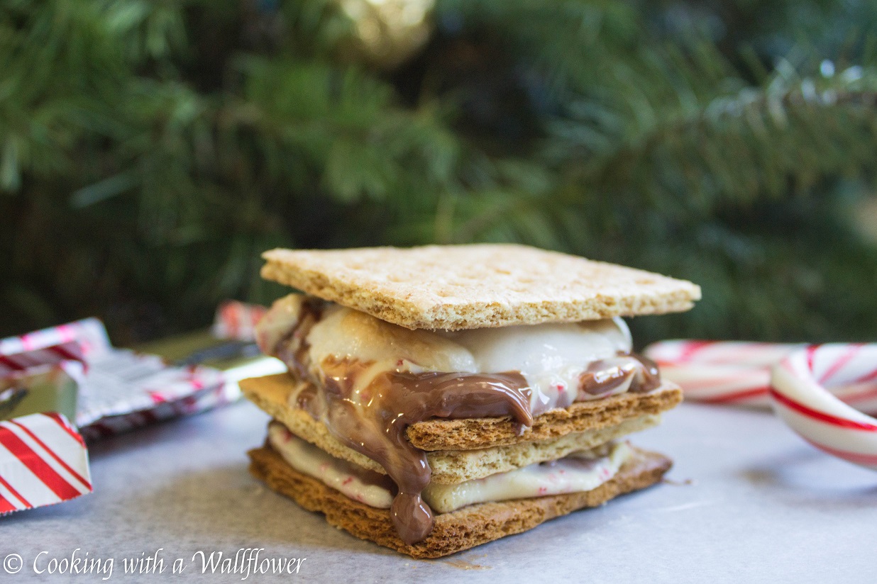 Peppermint Bark S’mores