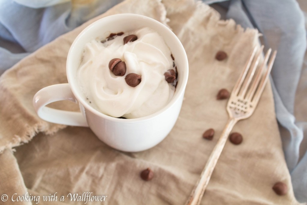 5 Minute Chocolate Mug Cake | Cooking with a Wallflower