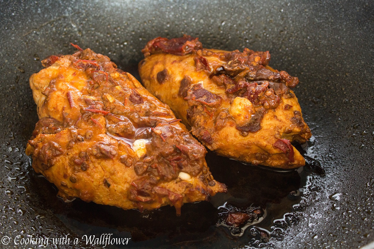 Honey Chipotle Shredded Chicken Cooking with a Wallflower