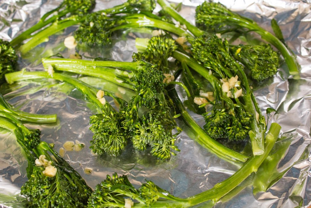 Roasted Garlic Broccolini | Cooking with a Wallflower