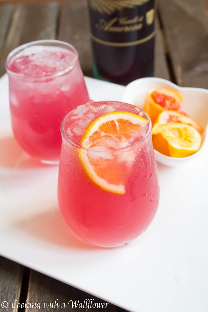 Rosé Blood Orange Lemonade | Cooking with a Wallflower