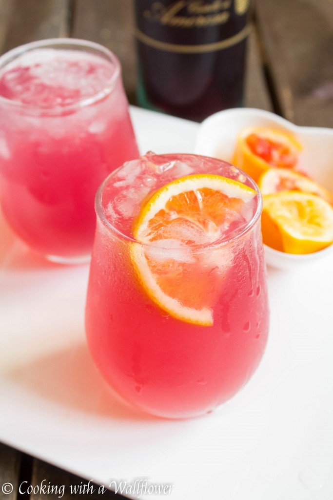 Rosé Blood Orange Lemonade | Cooking with a Wallflower
