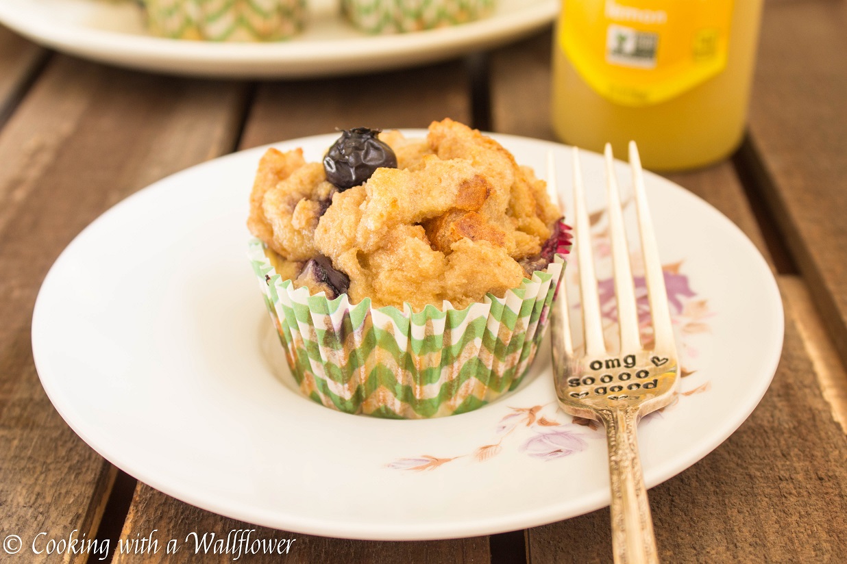 Baked Blueberry Coconut French Toast Cups